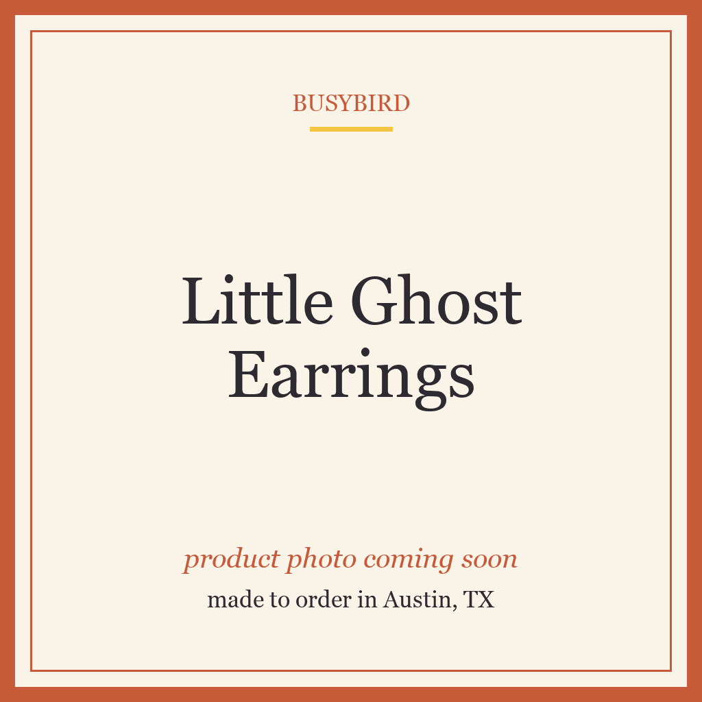 Little Ghost Earrings